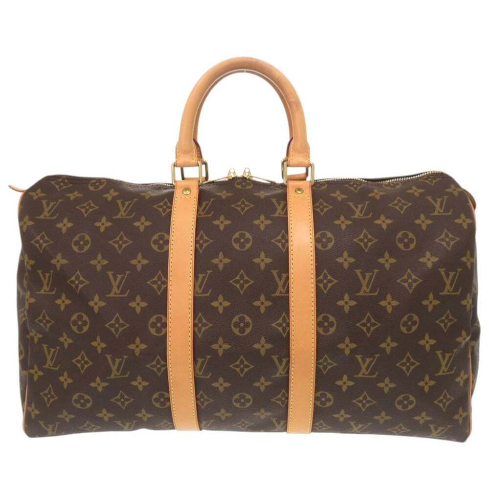 LOUIS VUITTON Brown Monogram Keepall 45 Boston Bag - Picture 2 of 10